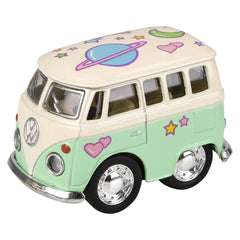 2" Flower Power VW Mini Bus Kids Toy - LLB Toys