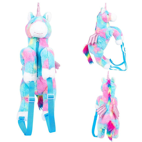 20" MULTI COLOR UNICORN BACKPACK LLB Backpack