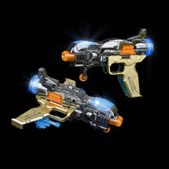 6.5" Light-Up Robot Space Blaster - LLB Toys
