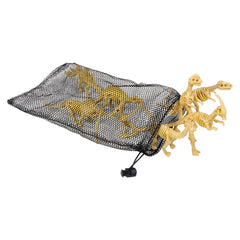 8PC MESH BAG DINOSAUR FOSSIL ASSORTMENT LLB kids toys