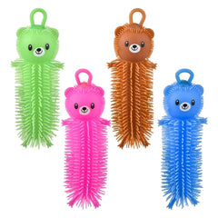 8" Bear Puffer Light-Up Wiggler 12ct- LLB Toys