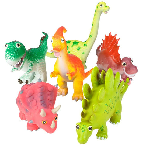 Dinosaur Bath Buddies 6 Assorted - LLB Toys