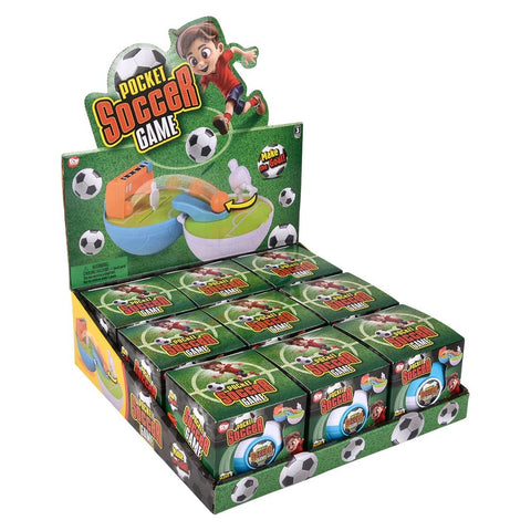 3.5" Pocket Ball Soccer Game 9ct - LLB Toys