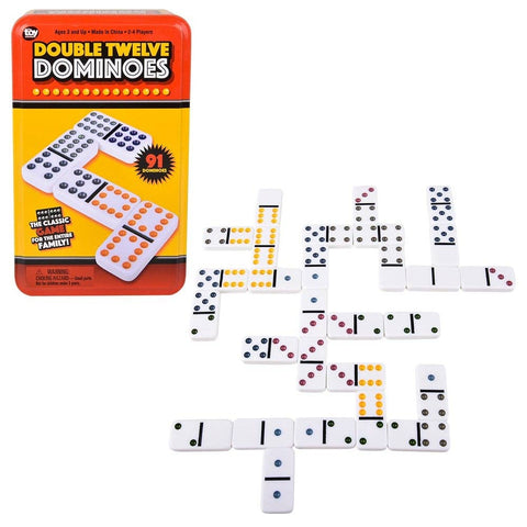 DOUBLE 12 DOMINOES LLB kids toys