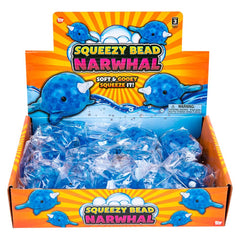 3.33" GEL BEAD NARWHAL LLB kids toys
