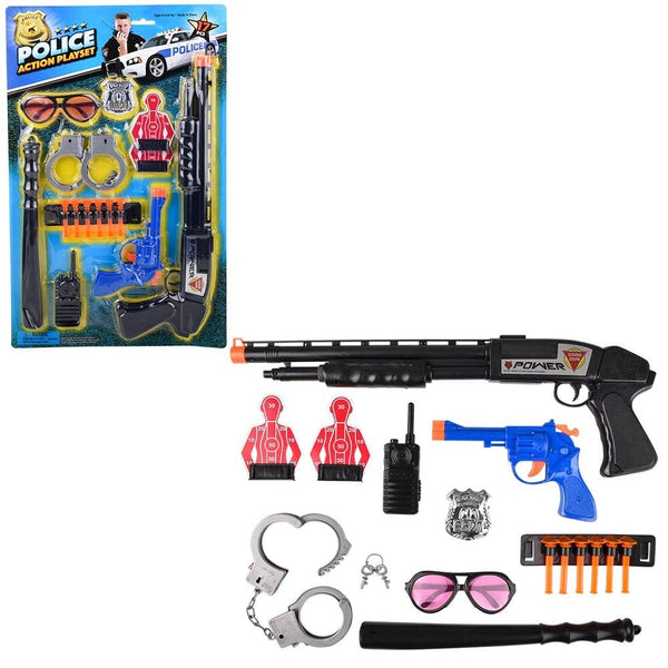 POLICE TARGET PRACTICE SET 7 PC - LLB kids toys