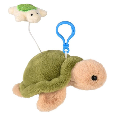 3.5" Mighty Quakes Turtle Backpack Clip (#2) - LLB Toys