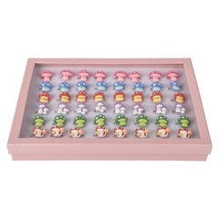 Mushroom Plastic Rings 1" - LLB Toys