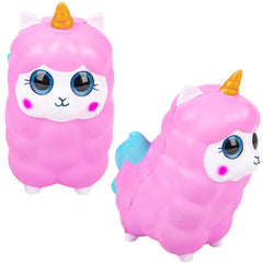 Jumbo Squish Sparkle Eye Mix 9"-10" 12pc Case - LLB Toys