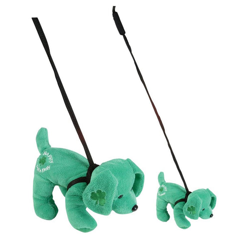 IRISH plush PET DOG 11" ON LEASH LLB Plush Toys