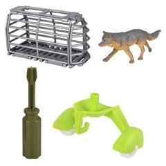 Animal Evacuation Northern Trek Plane Wolf - LLB Toys