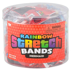 MERMAID RAINBOW SILICONE STRETCH BANDS LLB kids toys