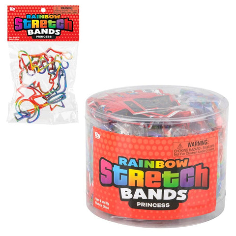 PRINCESS RAINBOW SILICONE STRETCH BANDS LLB kids toys