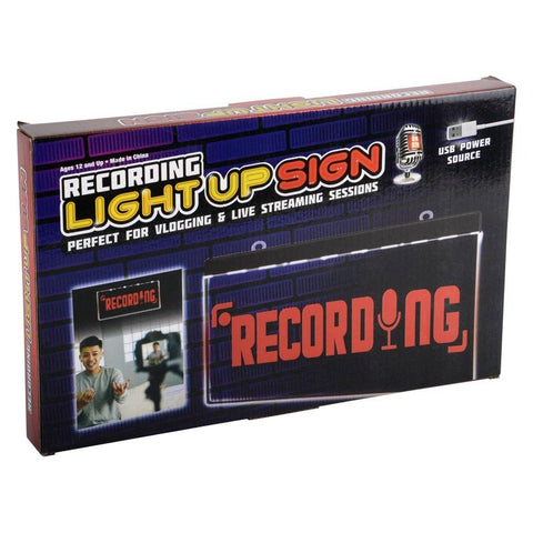 11.75" Recording Acrylic Sign LLB kids toys