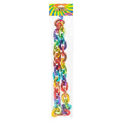 38" LIGHT-UP BIG CHAIN RAINBOW NECKLACE LLB Light-up Toys