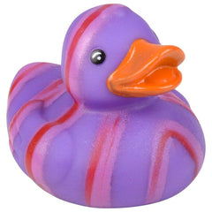 MULTICOLORED PATTERN RUBBER DUCKIES LLB Bath Toys