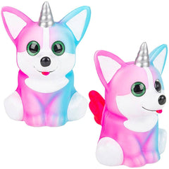 Jumbo Squish Sparkle Eye Mix 9"-10" 12pc Case - LLB Toys