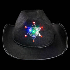 LIGHT-UP SHERIFF COWBOY HAT - LLB Toys