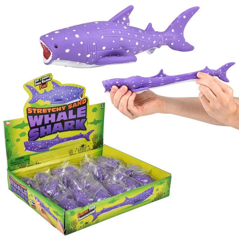 7" STRETCHY SAND WHALE SHARK LLB kids toys
