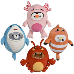 10" Costume Sealife Eggamals Plush -  LLB Toys