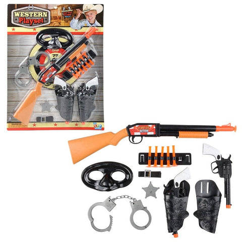 COWBOY AND BANDIT PLAYSET 6 PIECES LLB kids toys