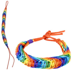 7" Rainbow Chunky Friendship Bracelet - LLB Toys