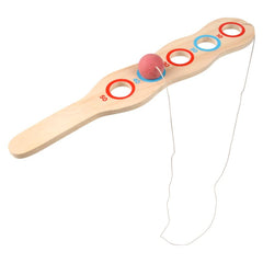 12.33" WOODEN FLIP PADDLE GAME LLB kids toys