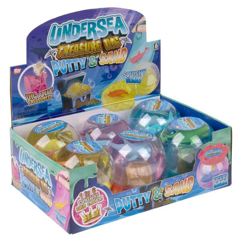 3" Aqua Putty Dig Set 6ct - LLB Toys