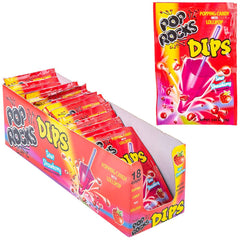 POP ROCKS DIPS SOUR STRAWBERRY  - LLB Candy