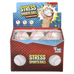 2.5" BASEBALL STRESS BALL LLB Fidget Toys