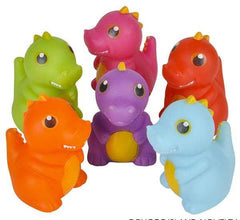 2" RUBBER WATER SQUIRTING DINOSAUR LLB kids toys