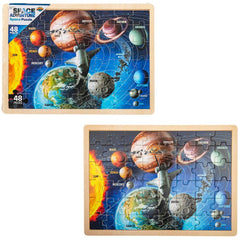 15.75" x 11.75" 48PC SPACE PUZZLE LLB Puzzle