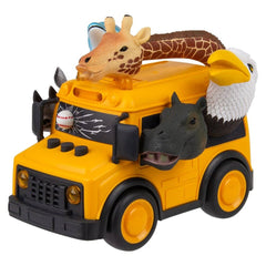 Animal School Bus With Lights And Sound - LLB Toys
