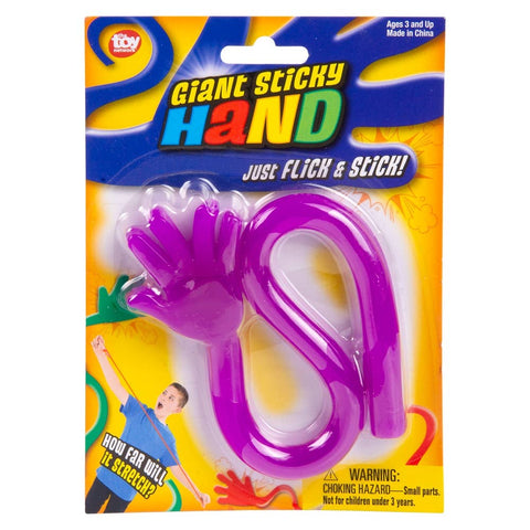 13" Giant Sticky Hand -Carded - LLB Toys