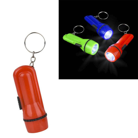 2" PLASTIC FLASHLIGHT KEYCHAIN LLB Keychain