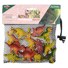 12PC BABY DINOSAUR MESH BAG PLAY SET LLB kids toys
