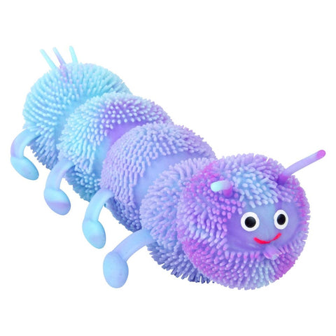 7.75" Light-Up Caterpillar Puffer - LLB Toys