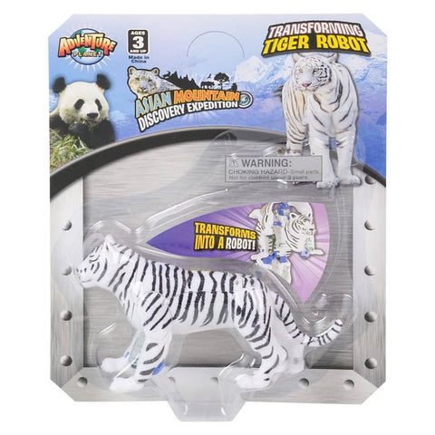 WHITE TIGER ROBOT ACTION FIGURE LLB kids toys