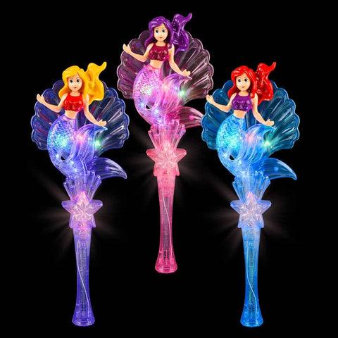 16" Light-Up Mermaid Shell Wand