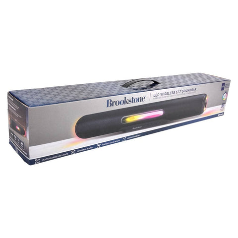 Brookstone Immersive Lightshow Sound Bar 17.5"