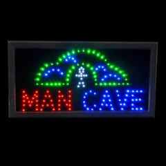 LIGHT-UP "MAN CAVE" SIGN 10"X9" LLB Light-up Toys