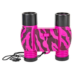 PINK ZEBRA PRINT BINOCULARS LLB kids toys