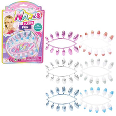 Two-Tone Adhesive Nail Set 24pc - LLB Toys