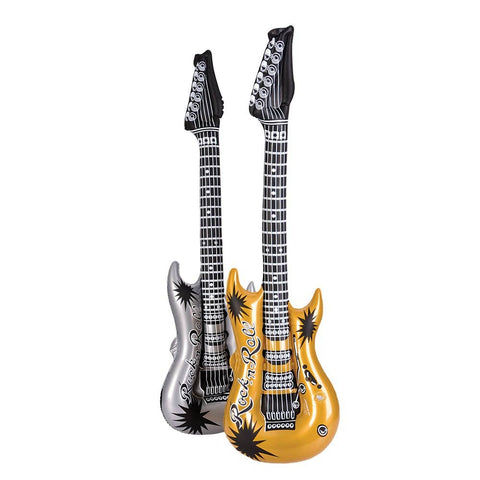 42" GOLD AND SILVER GUITAR INFLATE LLB Inflatable Toy