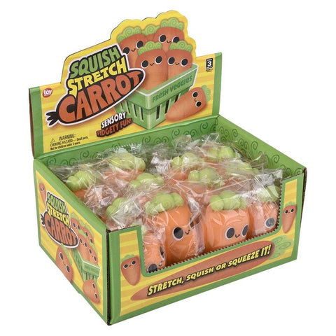 Squish Stretch Carrot 3.5" - LLB Toys