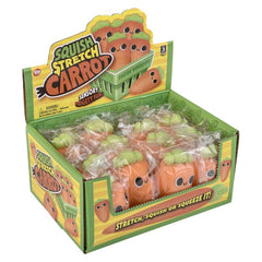 Squish Stretch Carrot 3.5" - LLB Toys