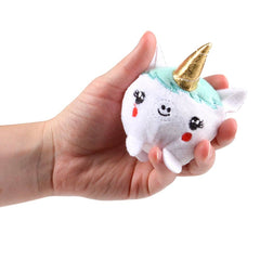 3" DELUXE SQUISH plush UNICORN LLB Plush Toys