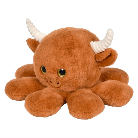 10" Octo-Highland Cow - LLB Toys