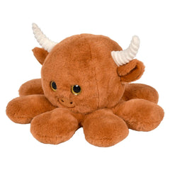 10" Octo-Highland Cow - LLB Toys