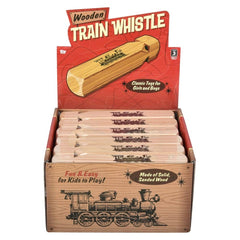 7.5" WOODEN TRAIN WHISTLE LLB Wood Toy - Kids